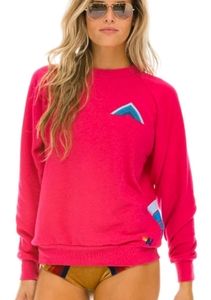 Aviator Nation Mountain Stripe Sweatshirt XL